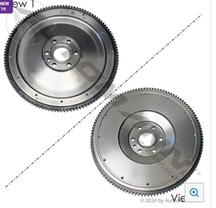 Automann heavy duty diesel truck engine flywheel with ring gear